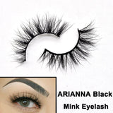 Mtcytea 3D Handmade Mink Eyelashes Brown Thick Long Faux Eyelash Natural Messy Cross Lashes For Lash Extension New  Makeup Tools