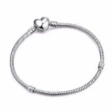 HIGH DIY NEW Jewelry Making Quality Silver Snake Chain Fine PAND0RA Bracelet 925 Fit European Authentic Charm Bracelet for Women