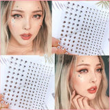 Crystal Tattoo Sticker Glitter Eyeliner Eyebrow Makeup Face Eyes Diamond Temporary Tattoo Rock Rhinestone 3D Eyeliner Stickers