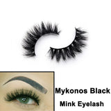 Mtcytea 3D Handmade Mink Eyelashes Brown Thick Long Faux Eyelash Natural Messy Cross Lashes For Lash Extension New  Makeup Tools