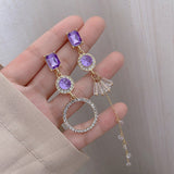 Alloy Earrings for Women Fashion Long retro Tassel Jewelry Pearl Earrings Jewelry accessories