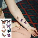 Waterproof Temporary Tattoo Sticker 10.5*6 cm butterfly fish tatto stickers flash tatoo fake tattoos for girl women