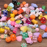 10Pcs 26 Styles Mix Fruit Animals Flowers Sieve Resin Earring Charms Diy Findings Keychain Bracelets Pendant For Jewelry Making