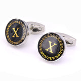 New Arrival Fashion Letter A D R H M Cufflinks The English alphabet Cuff Links Men Shirt Charm Cufflinks Wholesale Free Shipping