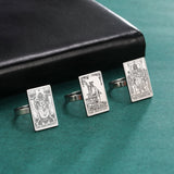 Mtcytea Skyrim Tarot Cards Rings for Women Men Stainless Steel Esotericism Divination Magic Ring Band Major Arcana Amulet Jewelry Gift