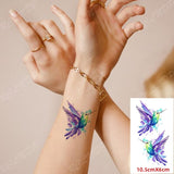 Waterproof Temporary Tattoo Sticker 10.5*6 cm butterfly fish tatto stickers flash tatoo fake tattoos for girl women