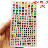 Makeup Diamond Eyes Face Festival DIY Body Crystal Gems Tattoo Adhesive Rhinestone Nail Art Decoration Acrylic Eyeshadow Sticker