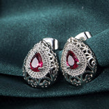 Mtcytea Earring Piercing Jwelry For Women Boho Indian Vintage Jewelry Schmuck Orecchini Earing Brincos Dangle Pink Earrings Kolczyki