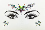 3D Sexy  face tattoo stickers Temporary tattoos  glitter fake tattoo  rhinestones for woman  Party face Jewels tatoo