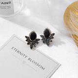 New Korean Statement Earrings for women Black Cute Arcylic Geometric Drop Gold Female Earrings Brincos Trend Jewelry