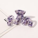 1PC Girl Hair Claw Women Geometric Hair Clamp Grab Hair Jaw Clip Grip Barrettes Korean Style Hairpin Acrylic Styling Accessories