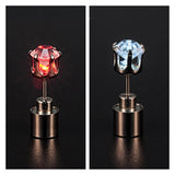 1/2Pcs Light Up LED Bling Ear Stud Earrings Korean of Flash Zircon Ear Earrings Accessories for Party Women Christmas Earrings