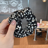 New Knitted Hair Scrunchie Headband for Women Solid Color Velvet Elastic Hair Bands Rings Girls Hair Accessories Headwear