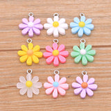 10Pcs 26 Styles Mix Fruit Animals Flowers Sieve Resin Earring Charms Diy Findings Keychain Bracelets Pendant For Jewelry Making