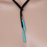 fashion Choker Necklace Charm Long rope collar Black color Leather velvet strip chocker Jewelry for women collier femme