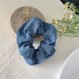 New Knitted Hair Scrunchie Headband for Women Solid Color Velvet Elastic Hair Bands Rings Girls Hair Accessories Headwear