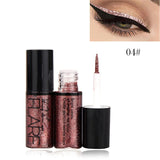 New Professional Shiny Eye Liners Cosmetics for Women Pigment Silver Rose Gold Color Liquid Glitter Eyeliner Cheap Makeup