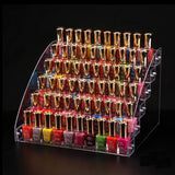 Fashion Acrylic Makeup Stand Cosmetic 2-7 Layers Clear Acrylic Organizer Lipstick Jewelry Display Nail Polish Essential Oil Rack