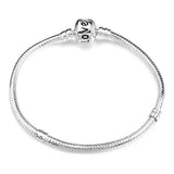 HIGH DIY NEW Jewelry Making Quality Silver Snake Chain Fine PAND0RA Bracelet 925 Fit European Authentic Charm Bracelet for Women