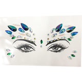 3D Sexy  face tattoo stickers Temporary tattoos  glitter fake tattoo  rhinestones for woman  Party face Jewels tatoo