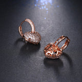 EMMAYA Luxury Heart Shape Earrings Pave Setting with AAA Cubic Zirconia Wedding Earring Earrings for Women Jewelry Brincos