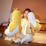 50/70CM Creative Banana Duck Plush Toys Pillow Soft Down Cotton Cartoon Sleeping Pillow Home Sofa Bed Decoration Girl Gifts