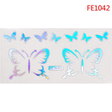 3 Pairs laser Face Sticker Glitter Tattoo Sticker Art Sticker Waterproof Temporary Tattoo Face Lace Makeup Sticker Eye Decal