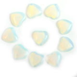 10pc/set Natural Heart Shaped Crystals Stones Mini 2cm Ornaments Reiki Rose Quartz 7 Chakras Energy Healing Gemstones Home Decor