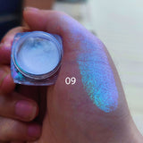 Chameleon Polarized Aurora Shimmering Eyeshadow Powder Thin Iridescent Eye Shadow Holographic Eye Shadow Highlighter Pigments