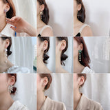 Alloy Earrings for Women Fashion Long retro Tassel Jewelry Pearl Earrings Jewelry accessories