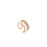 Korea's New Exquisite Geometric Simple Ring Fashion Temperament Versatile Open Ring Elegant Women's Jewelry