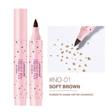 1PC Brown Lifelike Freckle Pen Concealer Dot Spot Pen Waterproof Long Lasting Easy and Convenient Face Concealer Makeup Cosmetic