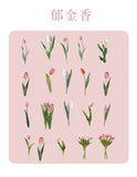 40pcs/lot Kawaii Stationery Stickers Plant flowers Diary Planner Decorative Mobile Stickers Scrapbooking DIY Craft Stickers