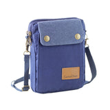 New Girls Canvas Messenger Bag Women Small Mobile Phone Bag Simple Casual Female Shoulder Bag