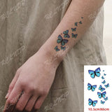 Waterproof Temporary Tattoo Sticker 10.5*6 cm butterfly fish tatto stickers flash tatoo fake tattoos for girl women