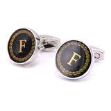 New Arrival Fashion Letter A D R H M Cufflinks The English alphabet Cuff Links Men Shirt Charm Cufflinks Wholesale Free Shipping