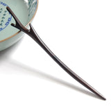 New Ancient Chinese Hairpin Sticks Carving Blackwood Simple Step Shake Vintage Hanfu Dress Wooden Hair Forks Clips Accessories