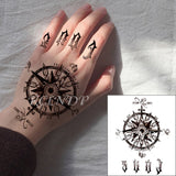 Waterproof Temporary Tattoo Sticker Rose Flower Hand back tatto Art  flash tatoo fake tattoos for women men