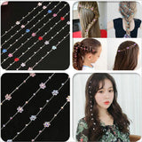 New Girl Hair Extension Rhinestone Tool Glitter braid hairpin Bridal Wedding  Hair Accessories