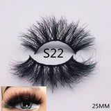 3D Mixed Color Mink Lashes Wholesale Beauty Natural Individual Eyelashes Fluffy Lash Extension mix pink blue dramatic lash