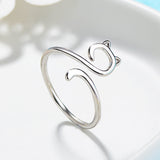 Korean Style Minimalist Geometric Rings for Women Cross Irregular Adjustable Simple Finger Ring Hip Hop Punk Open Ring Jewelry