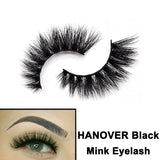 Mtcytea 3D Handmade Mink Eyelashes Brown Thick Long Faux Eyelash Natural Messy Cross Lashes For Lash Extension New  Makeup Tools