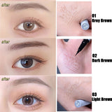 Mtcytea 0.01mm Ultra Fine Eyebrows Pencil Waterproof Sweat-proof Liquid Eyebrow Pen Long Lasting Professional Makeup Eye Cosmetics