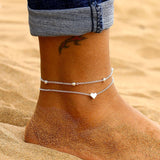 FNIO Bohemia Chain Anklets for Women Foot Accessories  Summer Beach Barefoot Sandals Bracelet ankle on the leg Female