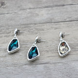 Anslow Fashion Jewelry Retro Charms Women Female Drop Irregular Crystal Earrings Original Design Earring For Wedding LOW0148AE