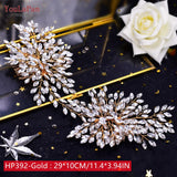 Mtcytea HP434 Silver Bridal Headband Wedding Hair Accessories Rhinestone Pearls Bridal Headpiece Hair Ornament Women Headdress