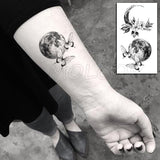 Feather Bird 8 Element Pattern Dandelion Temporary Tattoo Sticker Fake Tattoos for Women Men Body Makeup Waterproof Stickers