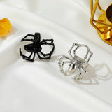 Gothic Punk Style Simulation Animal Spider Finger Rings for Women Men Adjustable Ring Funny Halloween Accessories Gift