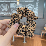 New Knitted Hair Scrunchie Headband for Women Solid Color Velvet Elastic Hair Bands Rings Girls Hair Accessories Headwear