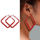 Geometric Metal Earrings for Women Jewelry Gift Irregular Circle Square Earrings Femme Cold Fashion Korean Women's Earrings